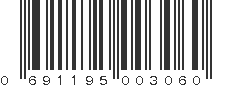 UPC 691195003060