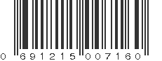 UPC 691215007160