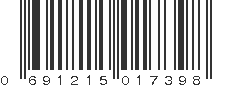 UPC 691215017398