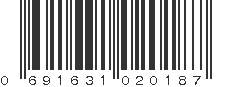 UPC 691631020187