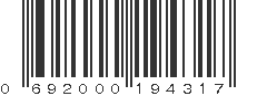 UPC 692000194317