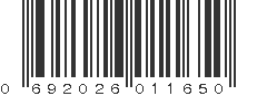 UPC 692026011650