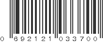 UPC 692121033700