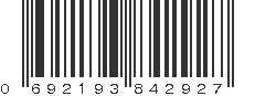 UPC 692193842927