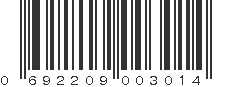 UPC 692209003014