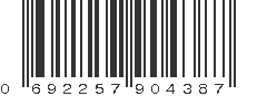 UPC 692257904387