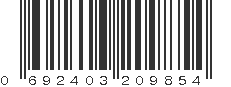 UPC 692403209854