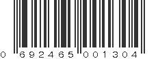 UPC 692465001304