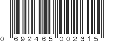 UPC 692465002615