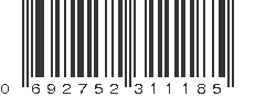 UPC 692752311185