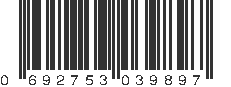 UPC 692753039897