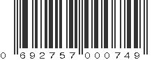 UPC 692757000749