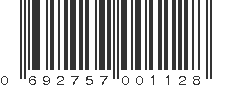 UPC 692757001128