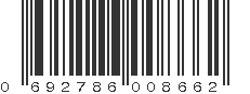 UPC 692786008662