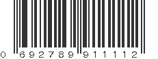 UPC 692789911112