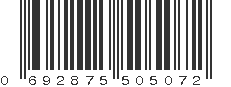 UPC 692875505072