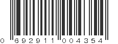 UPC 692911004354