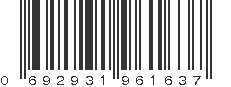 UPC 692931961637