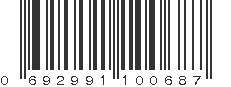 UPC 692991100687