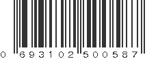 UPC 693102500587