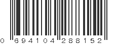 UPC 694104288152