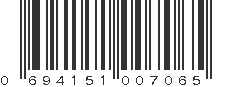 UPC 694151007065