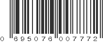 UPC 695076007772