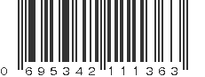 UPC 695342111363