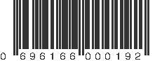 UPC 696166000192