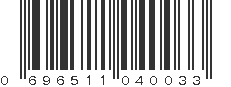 UPC 696511040033