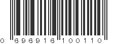 UPC 696916100110