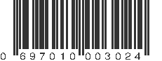 UPC 697010003024