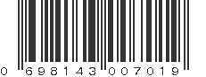 UPC 698143007019