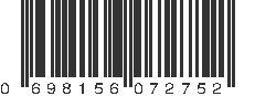 UPC 698156072752