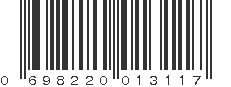 UPC 698220013117