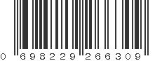 UPC 698229266309