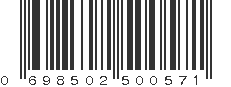 UPC 698502500571