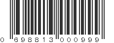 UPC 698813000999