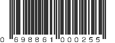 UPC 698861000255