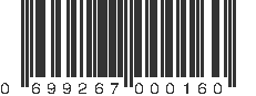 UPC 699267000160