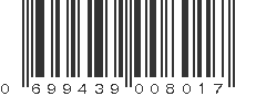 UPC 699439008017