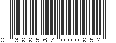 UPC 699567000952