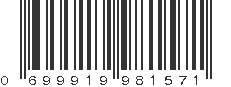 UPC 699919981571