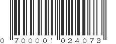 UPC 700001024073