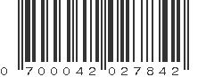 UPC 700042027842