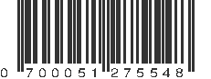 UPC 700051275548