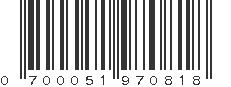 UPC 700051970818