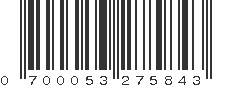 UPC 700053275843