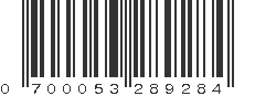 UPC 700053289284