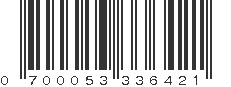 UPC 700053336421